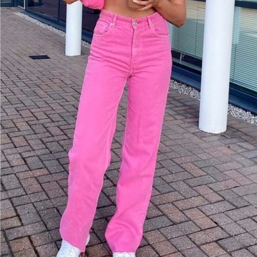 Pink Zara jeans